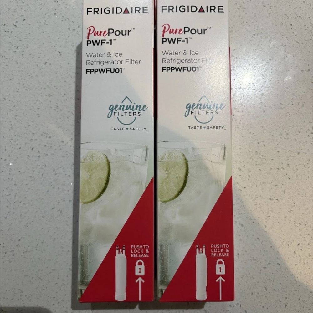 2 packs Frigidaire PurePour Refrigerator Water Filter